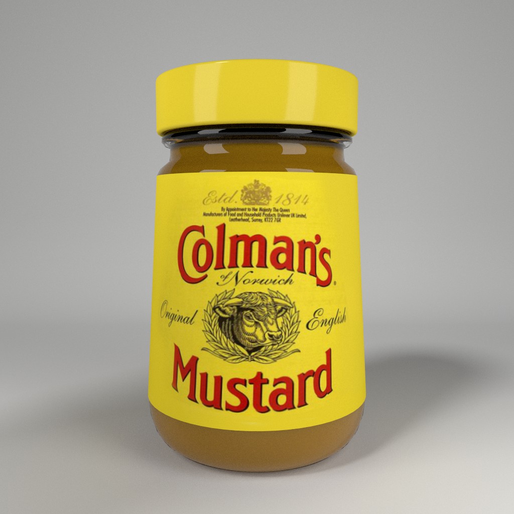 Colman's English mustard jar preview image 1